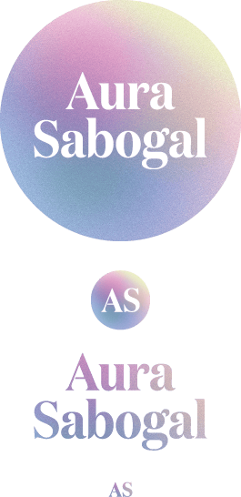 Adaptación 1 de logotipo Aura Sabogal