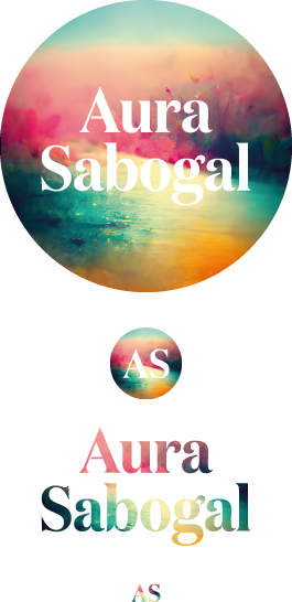 Adaptación 4 de logotipo Aura Sabogal