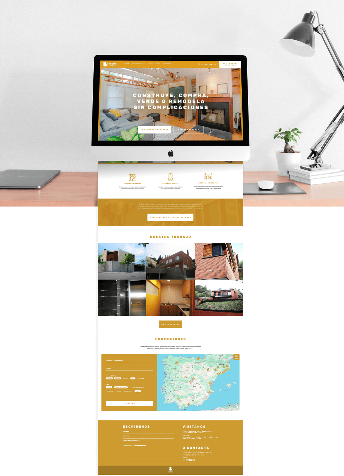 Web para Building Poblenou