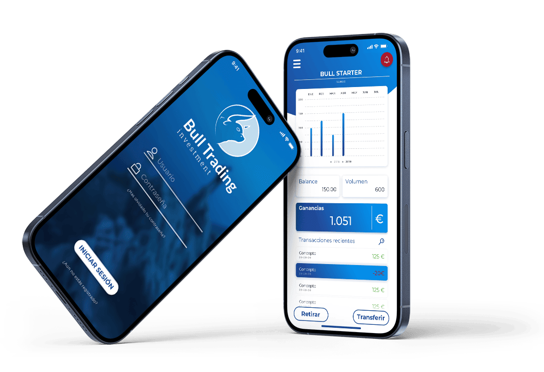Aplicación móvil de Bull Trading